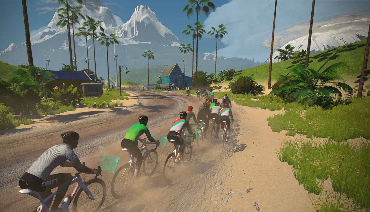 Zwift screenshots
