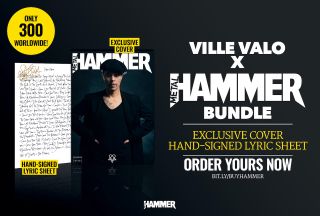 Ville Valo on the cover of the new issue of Metal Hammer