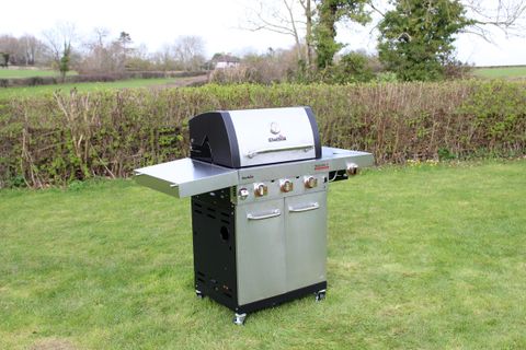 char-broil Professional 3400S in a large yard