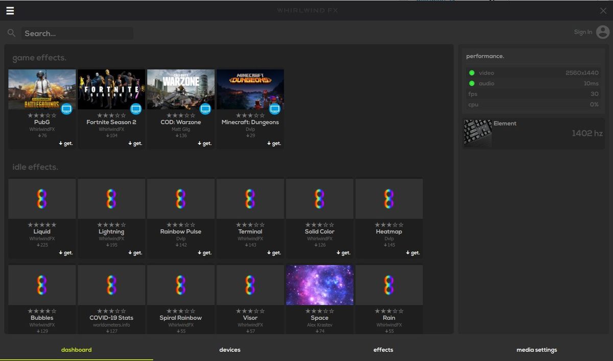 Whirlwind FX Engine