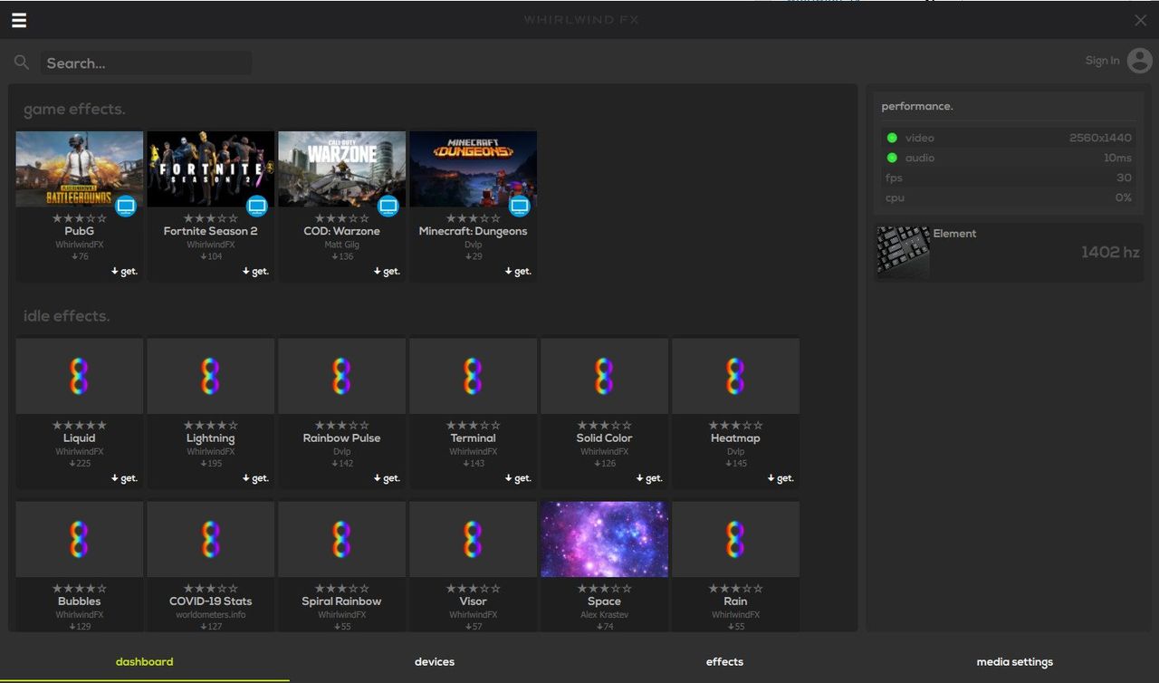 Whirlwind FX Engine