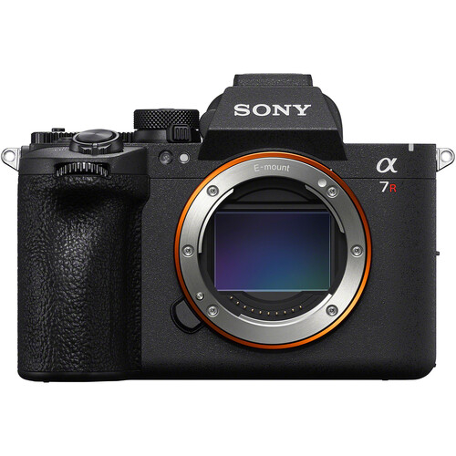 Sony A7R VI full-frame camera with sensor visible