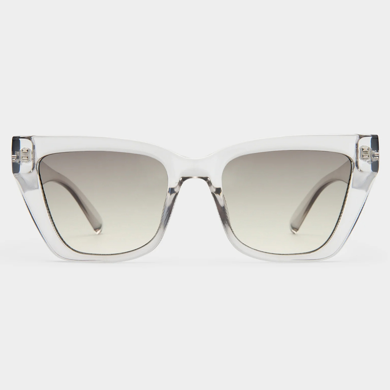 Clear frame cats eye sunglasses, Le Specs