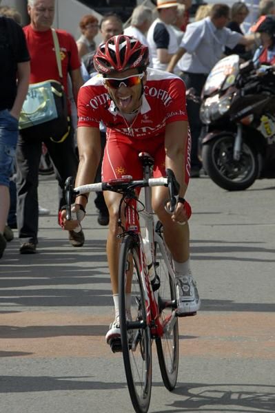 Julien El Fares (Cofidis) comes in 3rd with enough time to secure the overall lead.