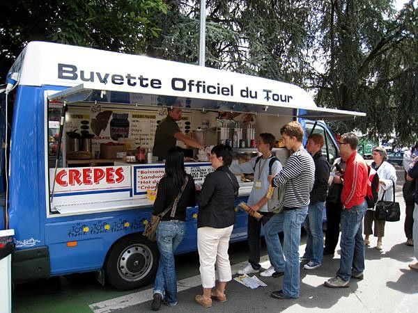 Crepes are the bets pre- and post-race food