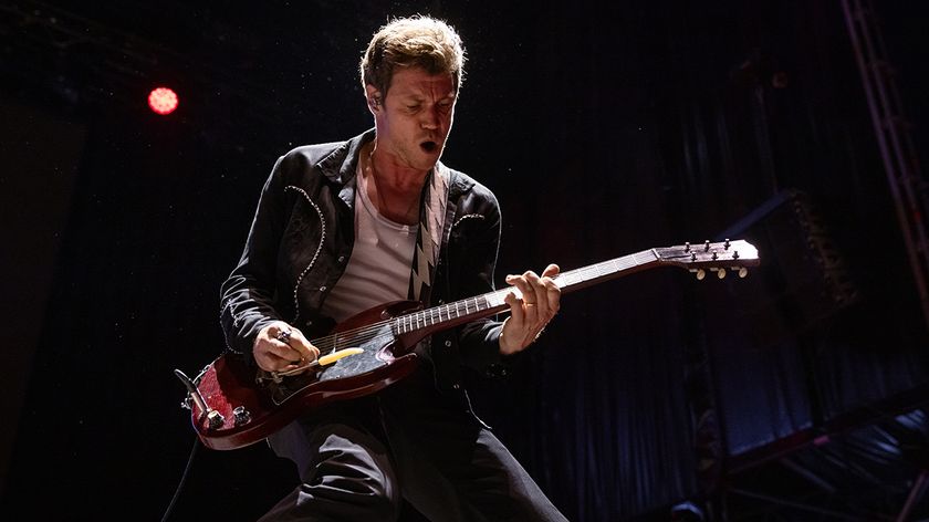 James Walbourne of The Pretenders performs in concert at the Noches Del Botanico Music Festival 2024 at Real Jard&iacute;n Bot&aacute;nico Alfonso XIII on June 30, 2024 in Madrid