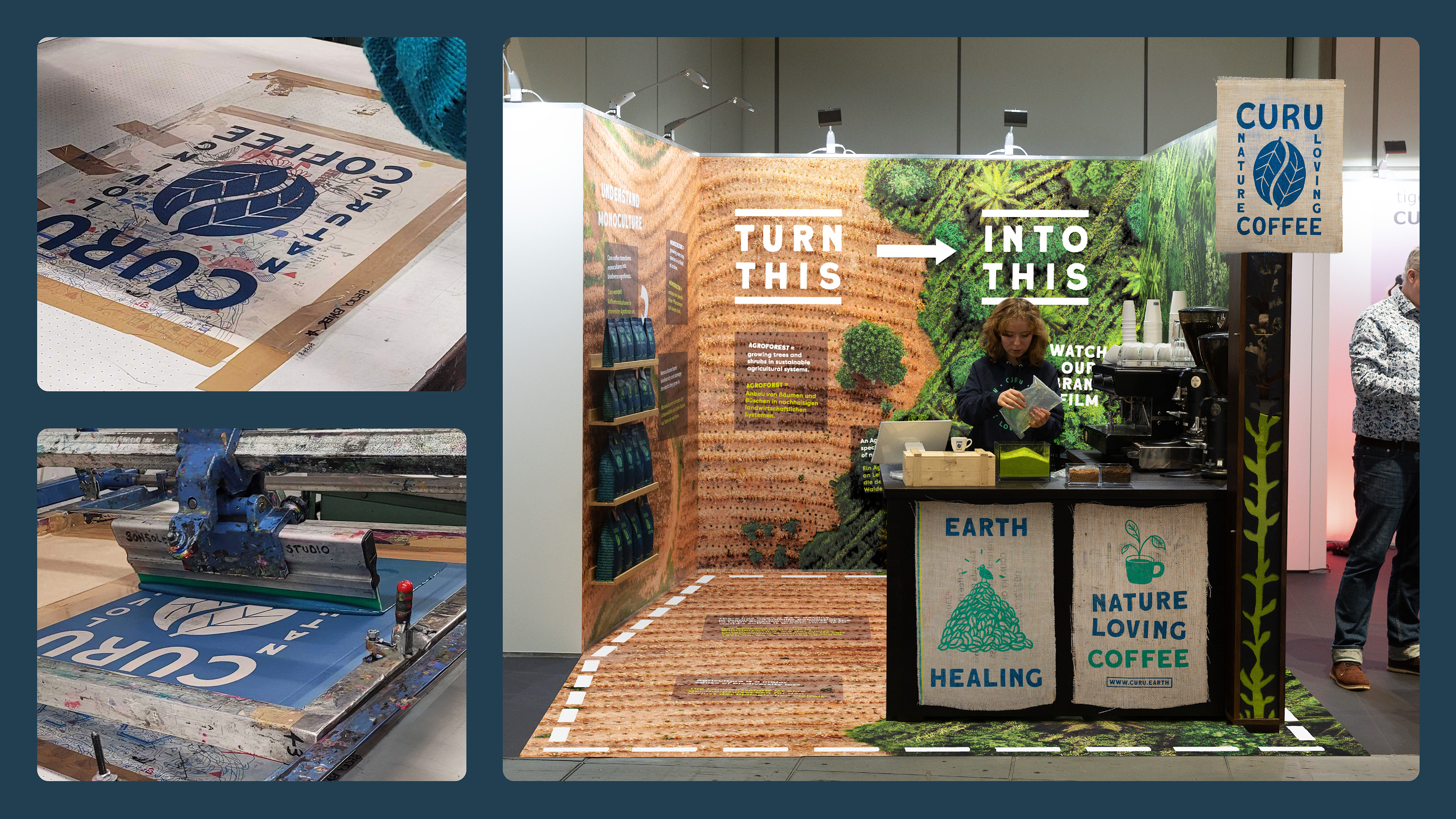 Curu nature loving coffee branding