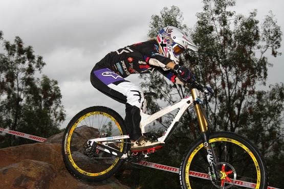 Tracey Hannah speeds past