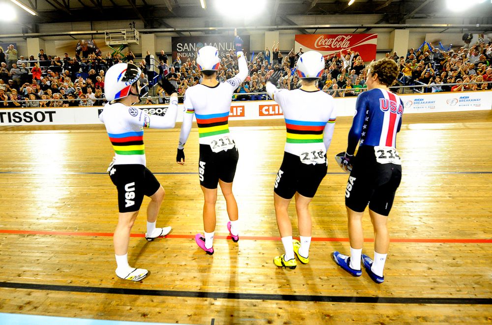 The US women won the team pursuit in LA