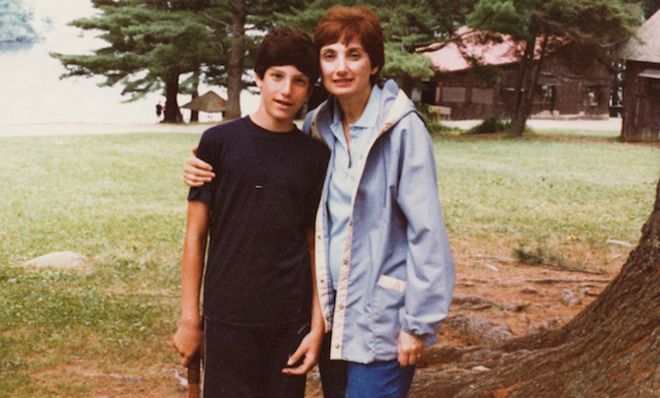 The author and his mother