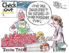 Political cartoon