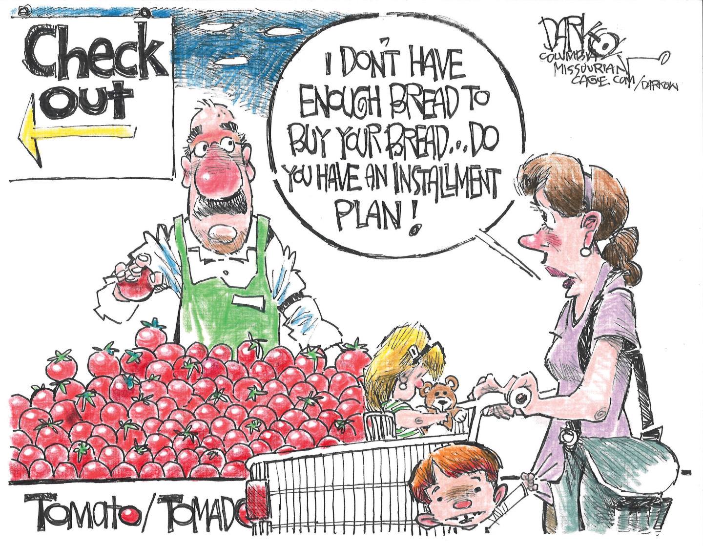 Political cartoon