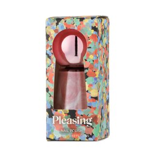 Pleasing x JW Anderson nail polish in a colourful box