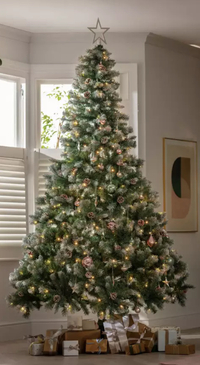 Habitat 8ft Oscar Pre-Lit Pine Cone Christmas Tree - £112.50 (Save 25%) | Argos