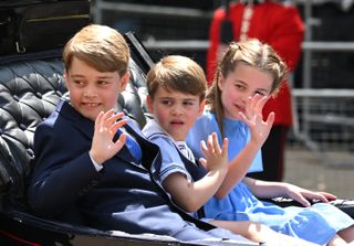 Princess Charlotte Prince Louis difference Prince George