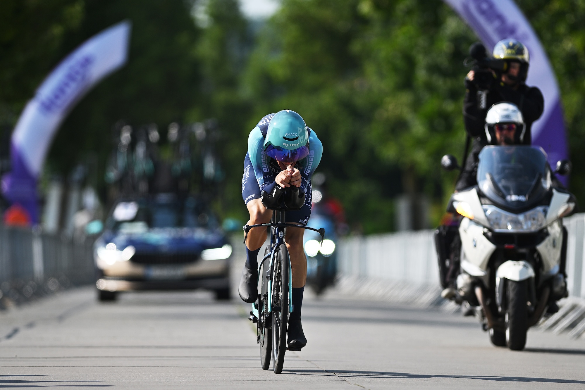 ETIKHOVE, BELGIUM - JUNE 26: Alec Segaert of Belgium competes during the 107th National Championships Belgium 2026, Men&acute;s Individual Time Trial a 20.7km a 20.7km one day race from Etikhove to Etikhove / #UCIWT / on June 26, 2026 in Etikhove, Belgium. (Photo by Luc Claessen/Getty Images)