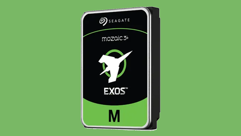 Seagate&#039;s Exos M HAMR-based hard drive.