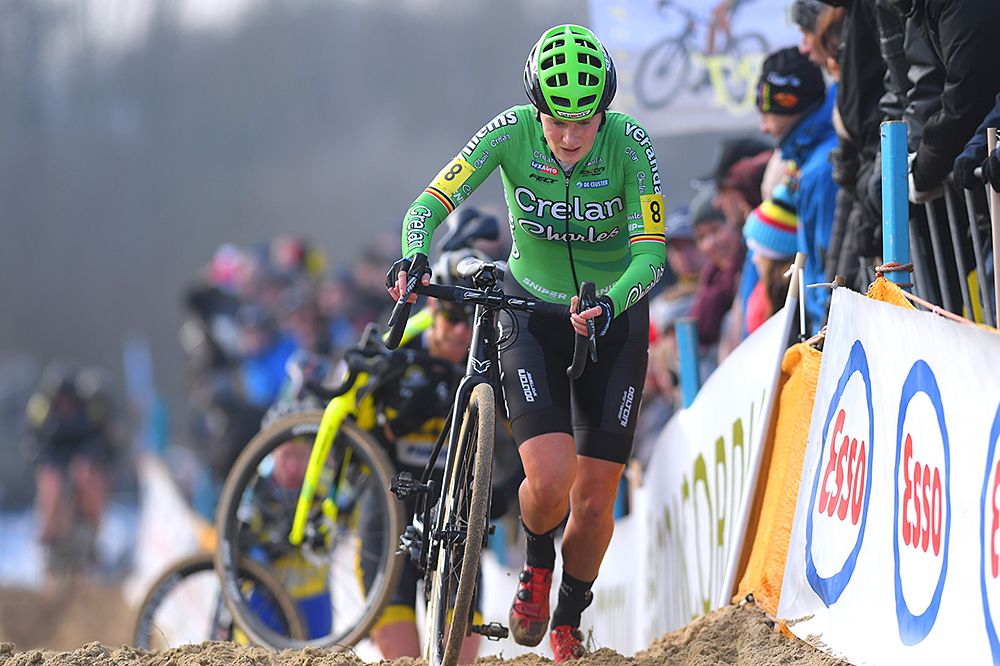 Loes Sels at Belgian cyclo-cross nationals 2018
