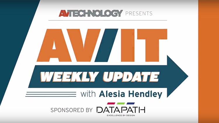 [VIDEO] AV/IT Weekly Update: Hall Research, Datapath, Dante Adapters, TAIDEN, RTI, Ross Video, Utelogy