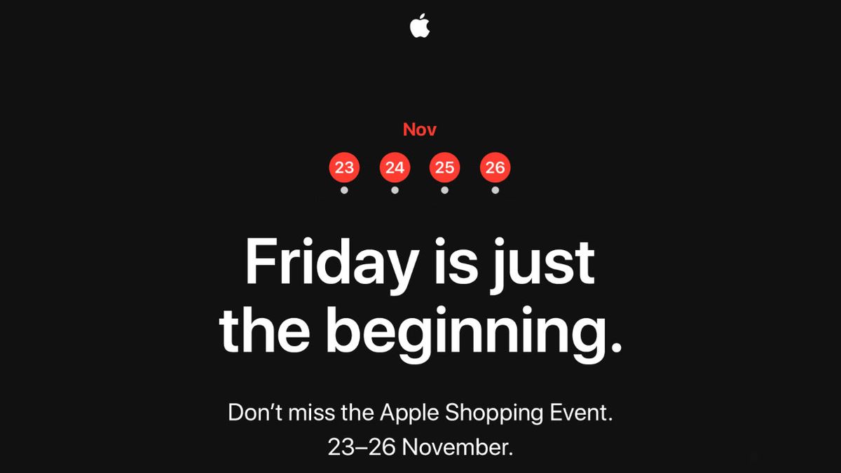 Apple will have four days of Black Friday deals