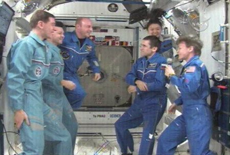 New Crew Takes Charge of Space Station