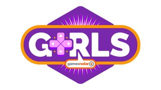 The GamesRadar+ G+RLS podcast logo in purple and orange