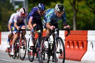 Mark Cavendish on the attack during the Tour de France Prudential Singapore Criterium