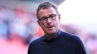 Austria manager Ralf Rangnick during the UEFA Nations League League A Group 1 match between Denmark and Austria at Parken Stadium on June 13, 2022 in Copenhagen, Denmark