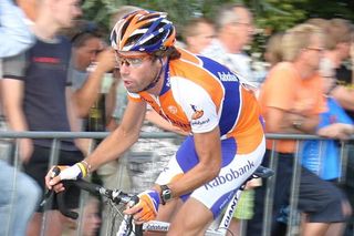 Laurens Ten Dam (Rabobank) putting in the big ones late in the race.