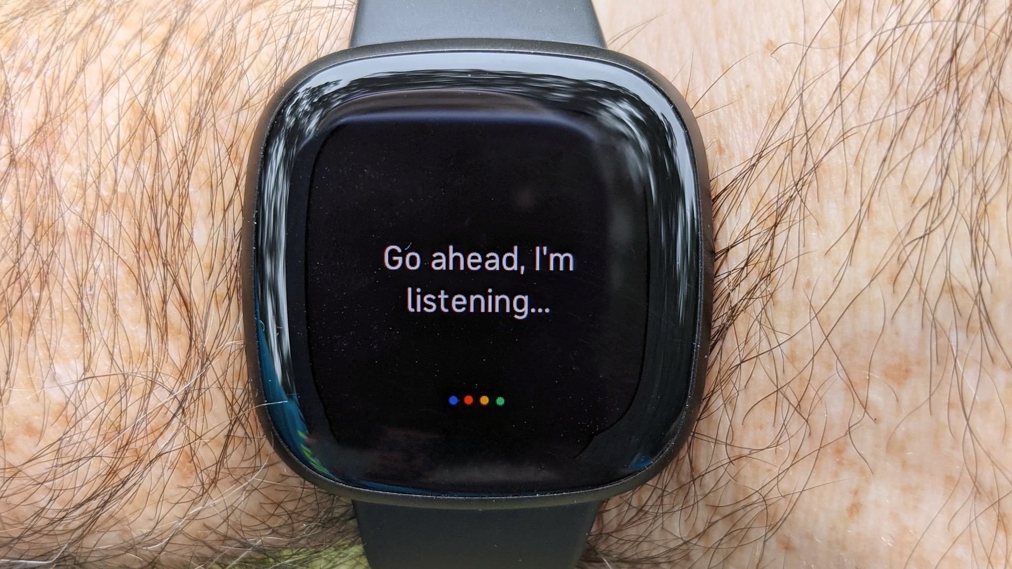 Assistente do Google Fitbit Versa 3