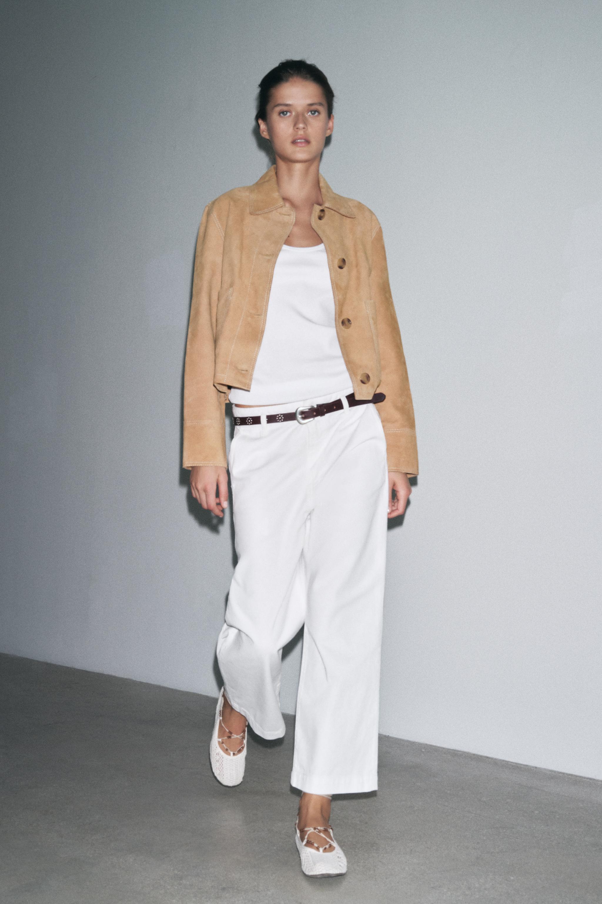 Zw Collection Cropped Chino Pants