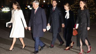 Carole Middleton, Michael Middleton, James Middleton, Alizee Thevenet, and Pippa Middleton