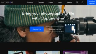 Capture One Pro website screenshot
