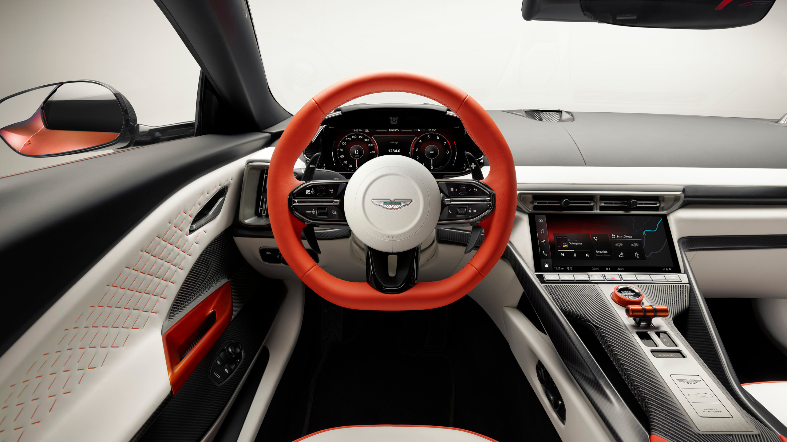 Aston Martin Valen dashboard