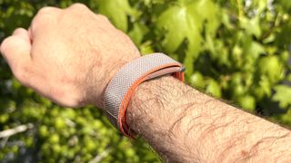 Close-up of the Fitbit Air