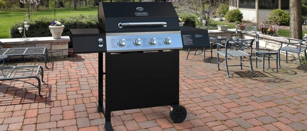 Dyna glo gas 2025 grill 4 burner