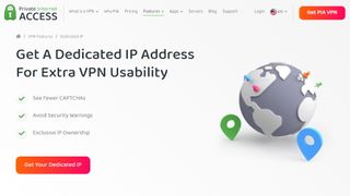 The Private Internet Access website
