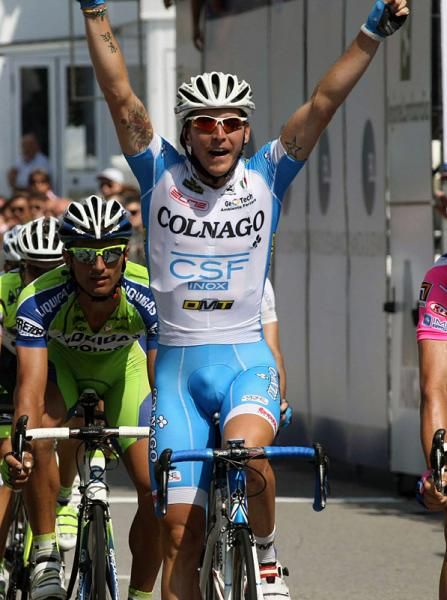 Manuel Belletti (Colnago - CSF Inox) takes his second win of the season to go along with a Giro d'Italia stage victory.