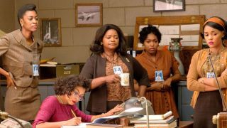 Several of the main cast members in Hidden Figures.