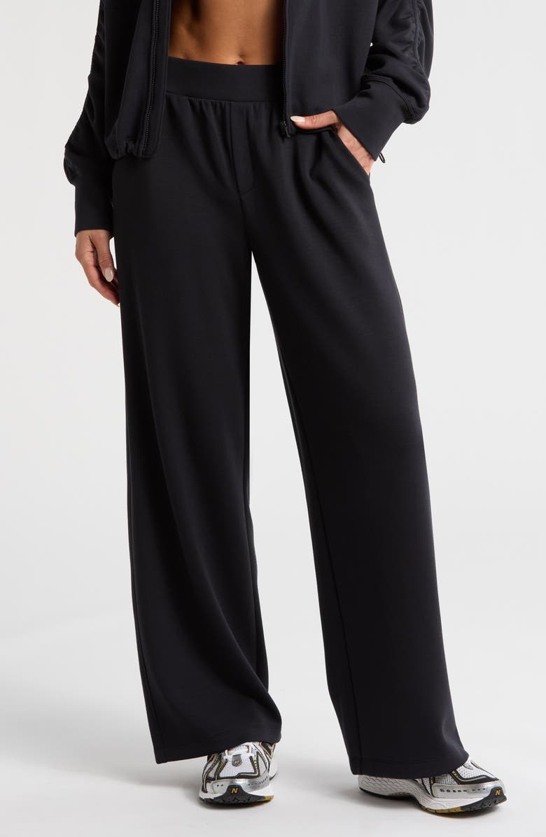 Ultrasoft Knit High Waist Straight Leg Pants