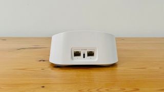 Eero 7 mesh Wi-Fi system's backside ports