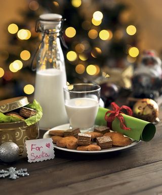 cookies and milk for father christmas