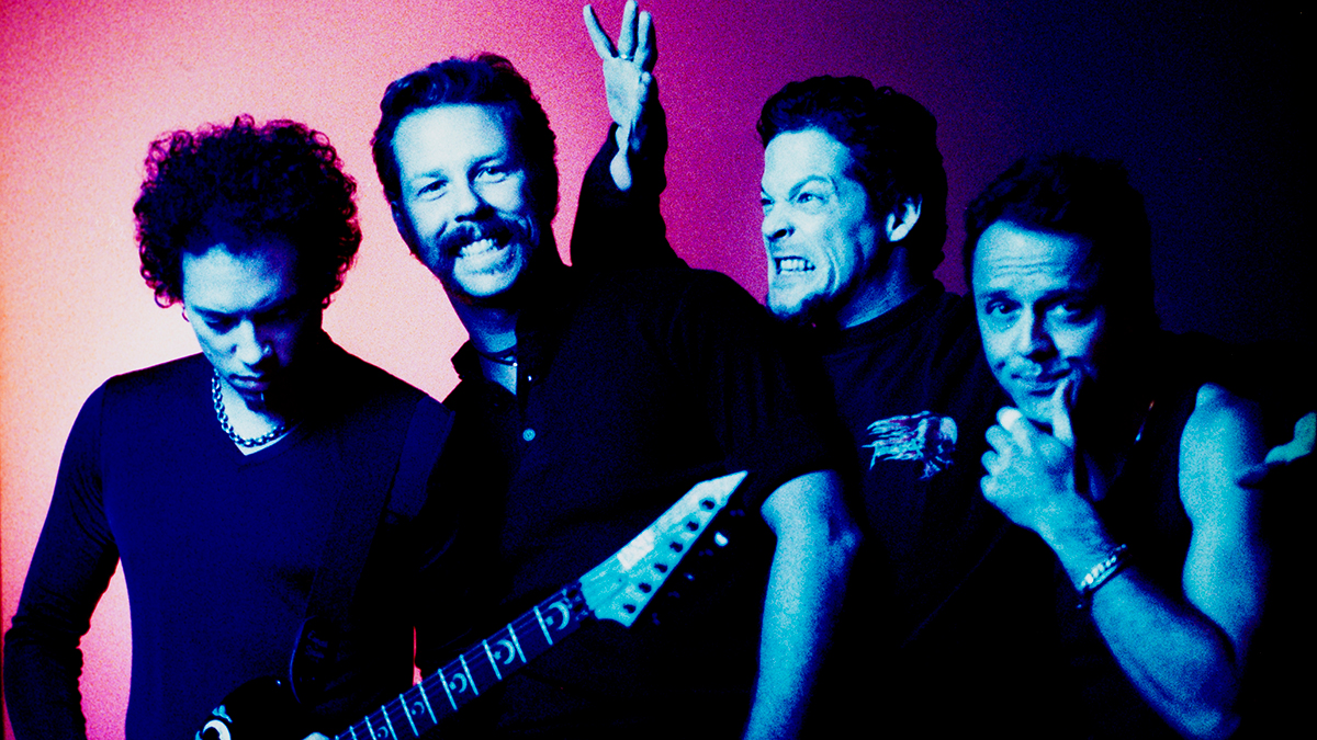 Metallica, portrait, Berlin, Germany, 9th October 1996