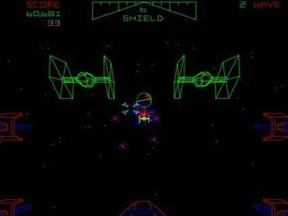 Atari's 1983 Star Wars arcade game featured simple vector graphics, but at the time the experience was mind blowing.