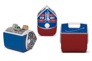 The two new NASA-inspired Igloo Playmate Pal 7-quart coolers are sized to carry nine beverage cans or "average-sized" lunches.