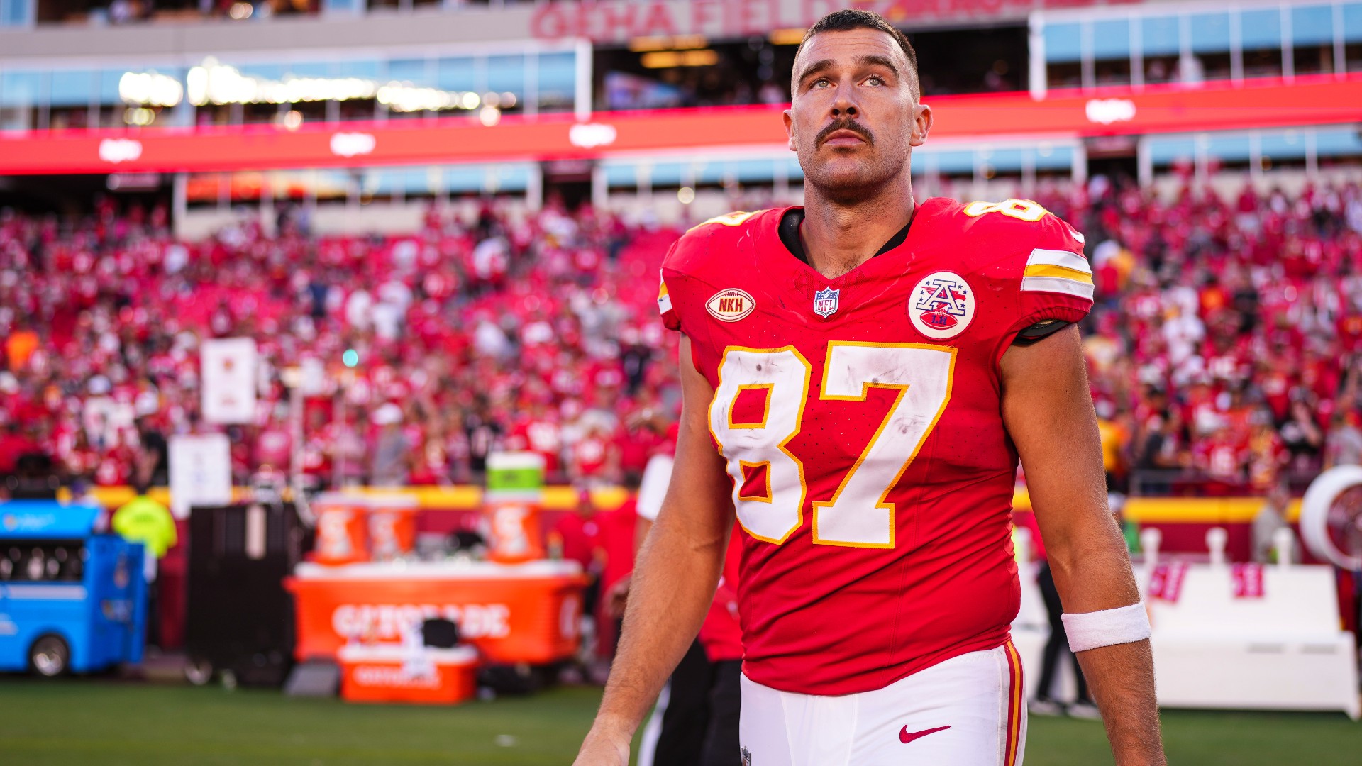 Travis Kelce Didn’t Mean to Shift the World’s Gaze onto His Relationship, But He “Can’t Be Mad” at It, Either, He Says