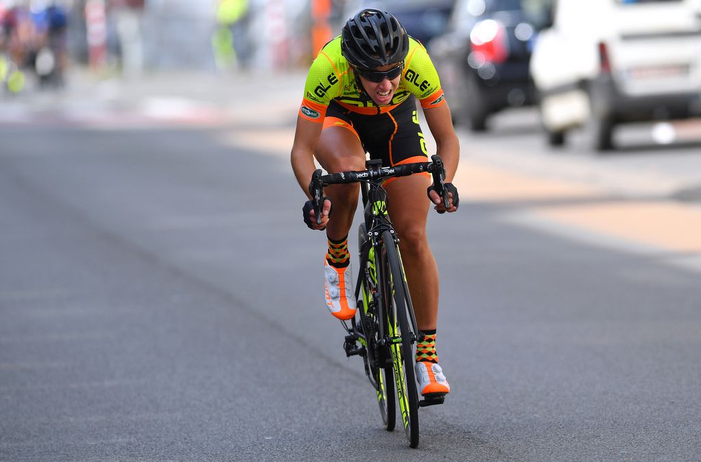 Janneke Ensing (Al&eacute; Cipollini) made a late flyer