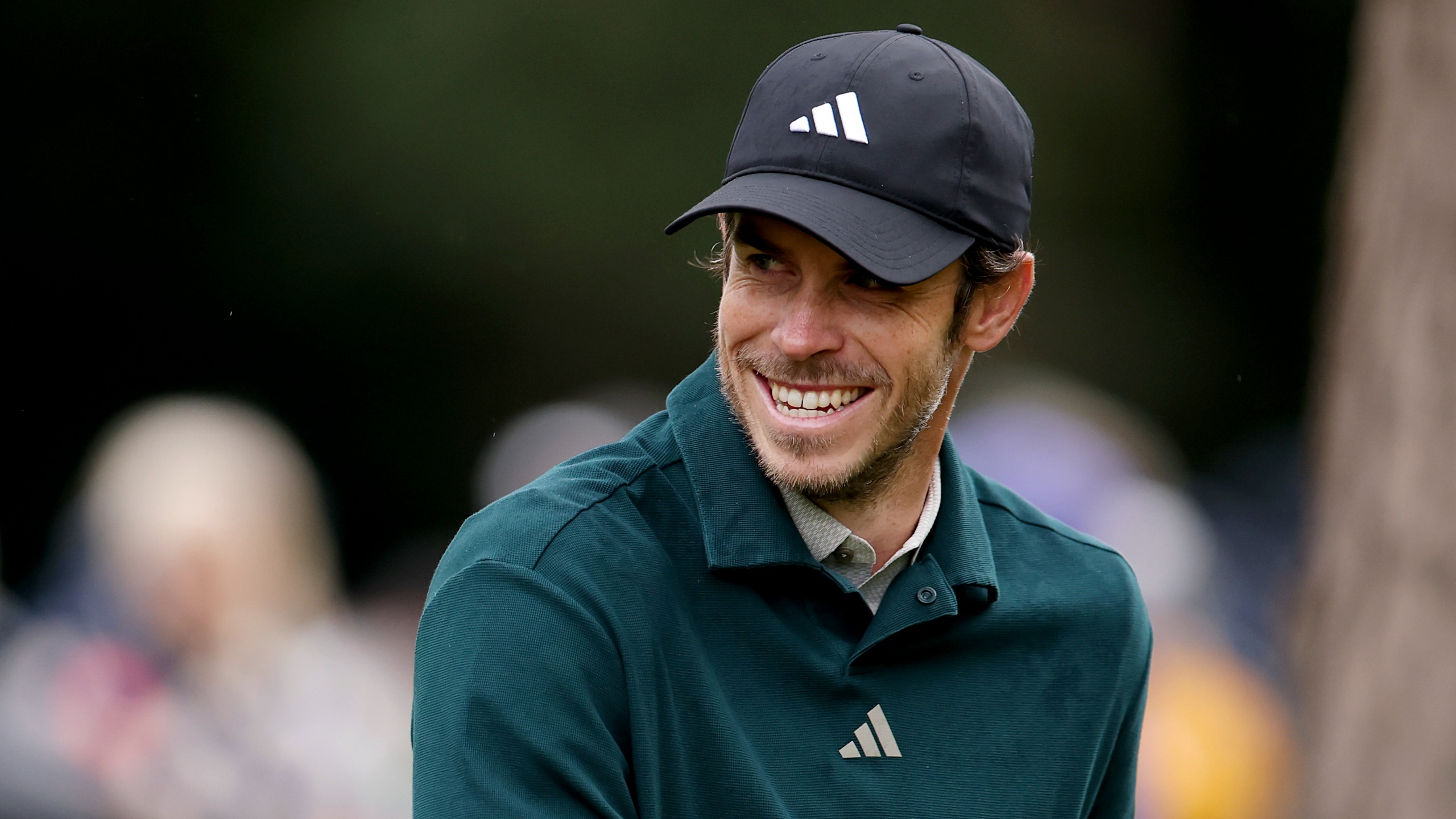 Gareth Bale looks across the course during the Pro-Am ahead of the BMW PGA Championship 2025 at Wentworth.