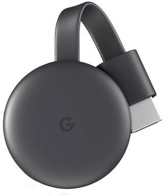 Black Google Chromecast