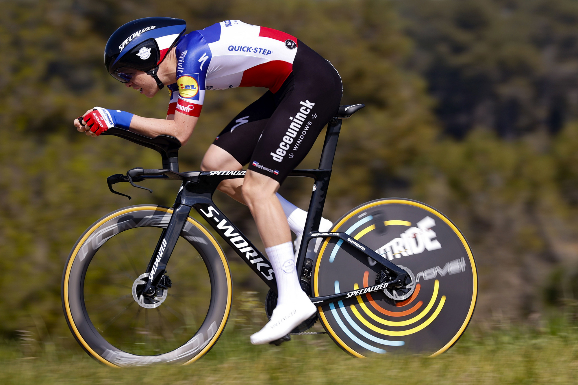 Volta Ciclista a Catalunya 2021 - 100th Edition - 2nd stage Banyoles - Banyoles 18,5 km - 23/03/2021 - Remi Cavagna (FRA - Deceuninck - Quick-Step) - photo Luis Angel Gomez/BettiniPhoto©2021
